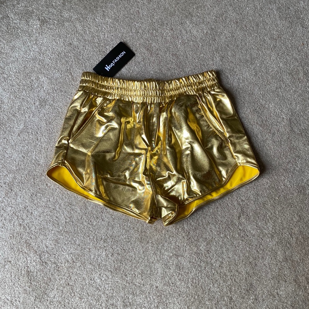 Fun Gold Shorts